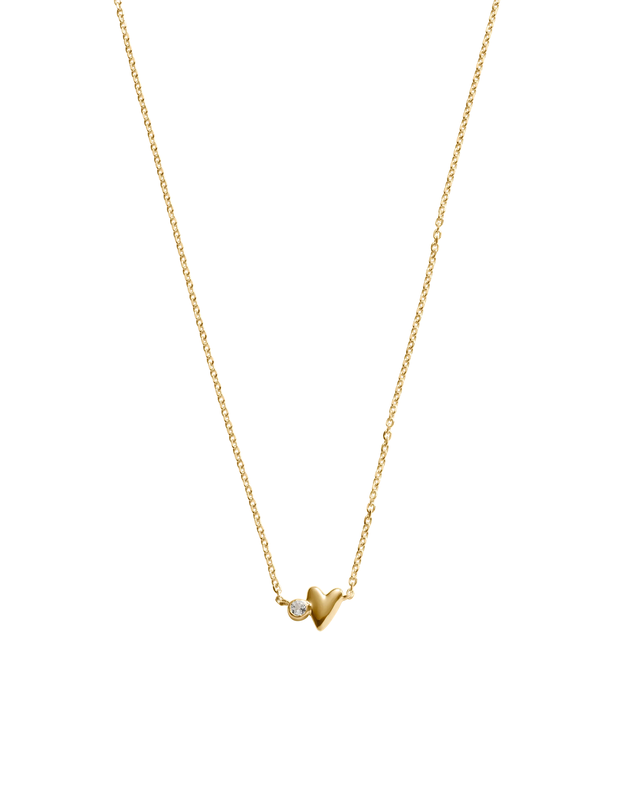 ABODE HEART NECKLACE (18K GOLD VERMEIL)