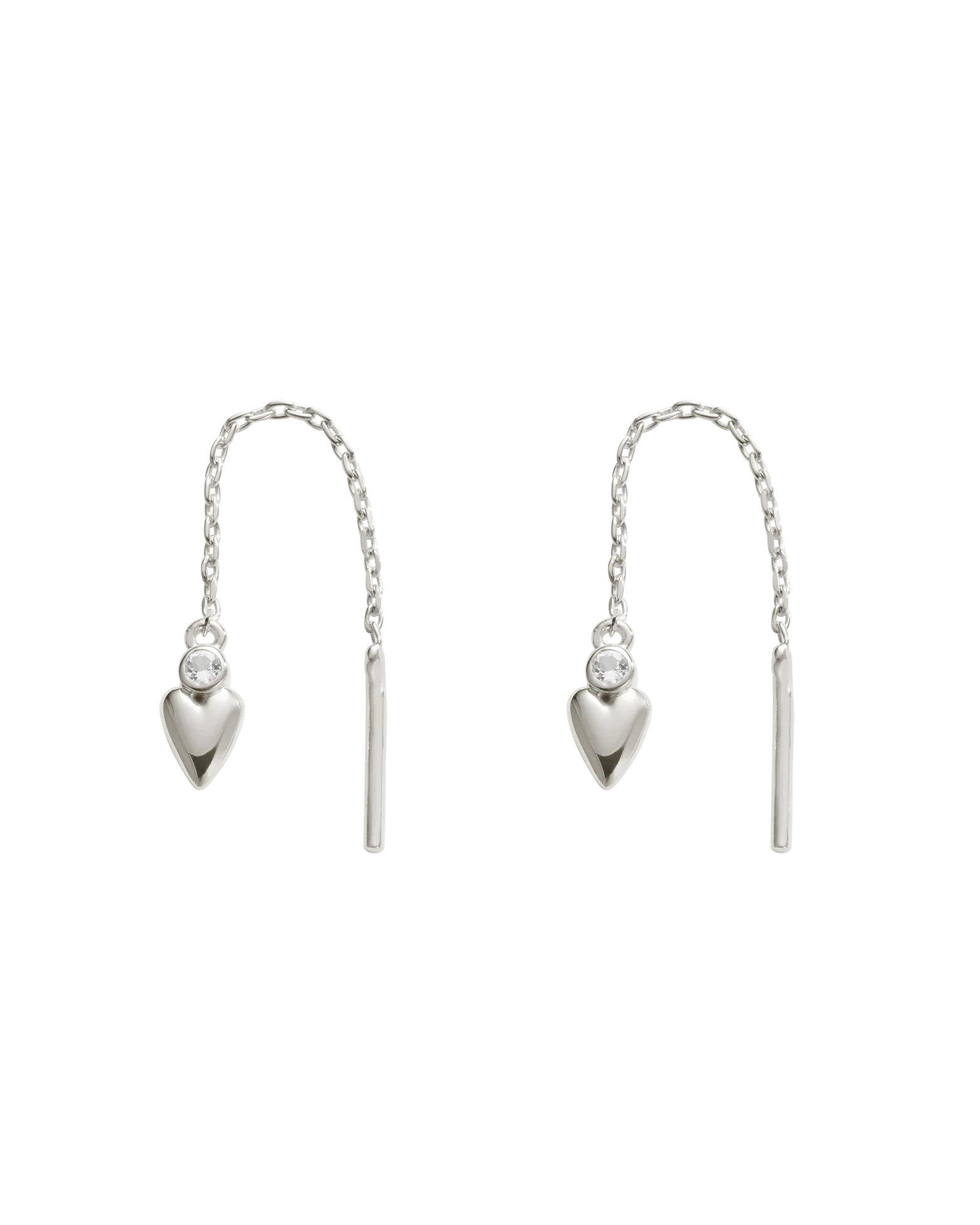 ABODE HEART THREADER (STERLING SILVER)