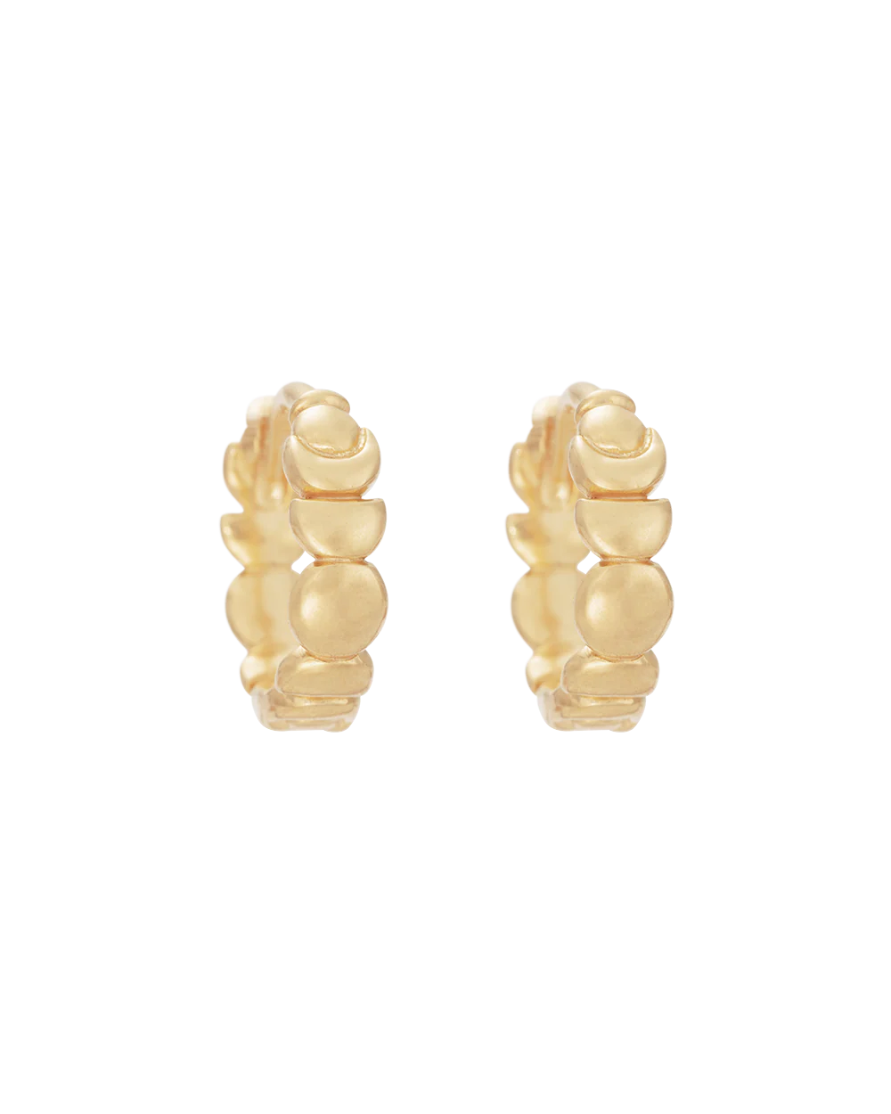 ALCHEMISE HOOPS (18K GOLD PLATED)