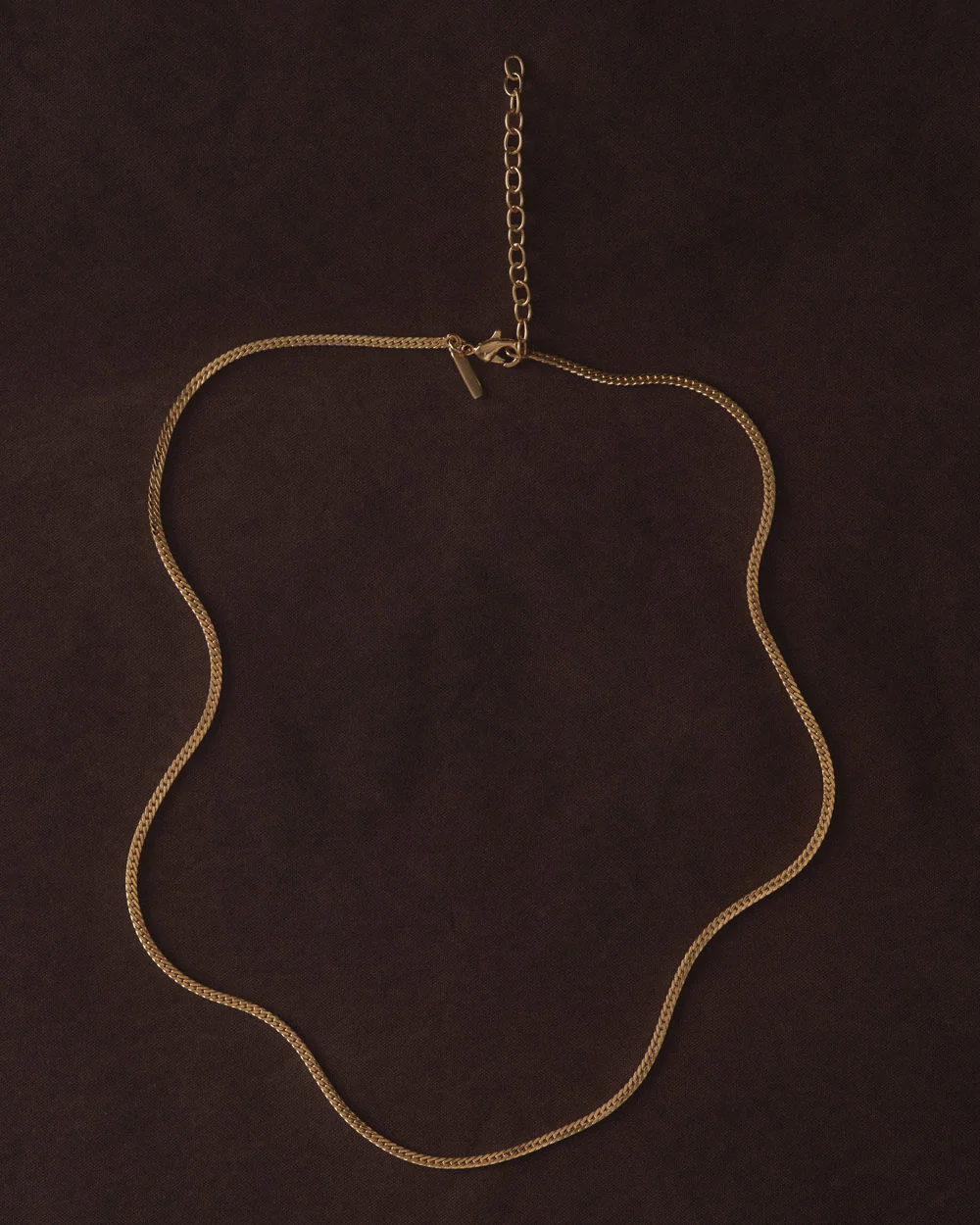 ALIGNMENT CHAIN NECKLACE (18K GOLD PLATED) - Image 3