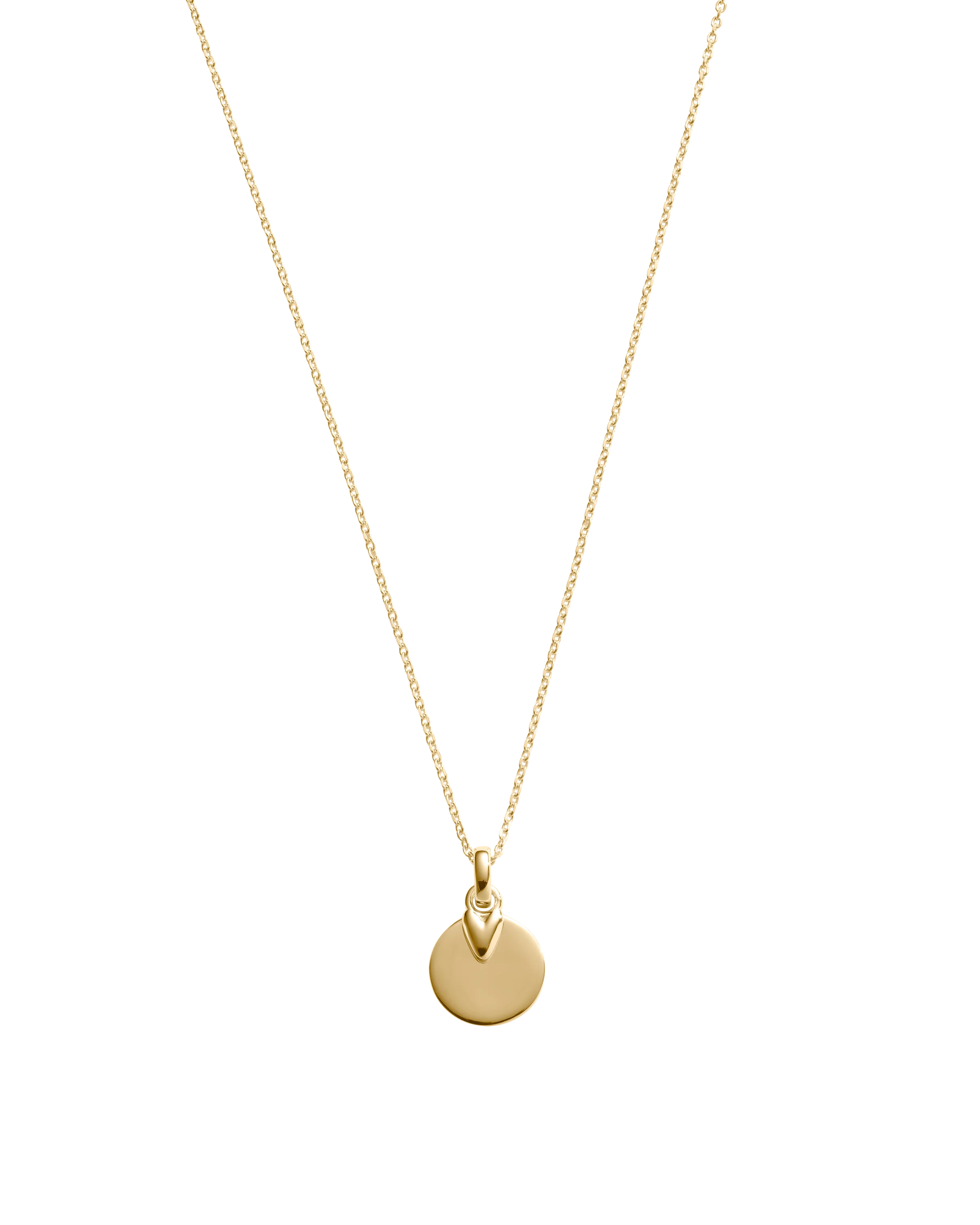 ALIGNMENT ENGRAVABLE NECKLACE (18K GOLD VERMEIL)