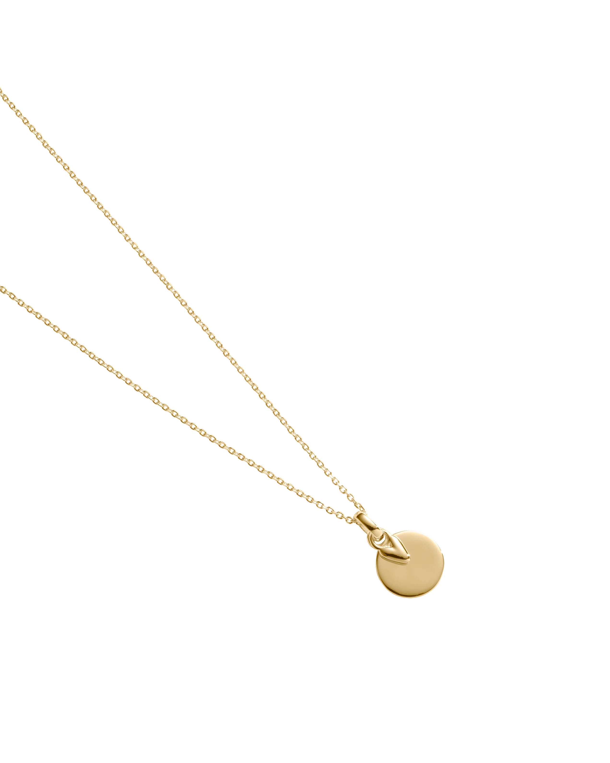 ALIGNMENT ENGRAVABLE NECKLACE (18K GOLD VERMEIL) - Image 4