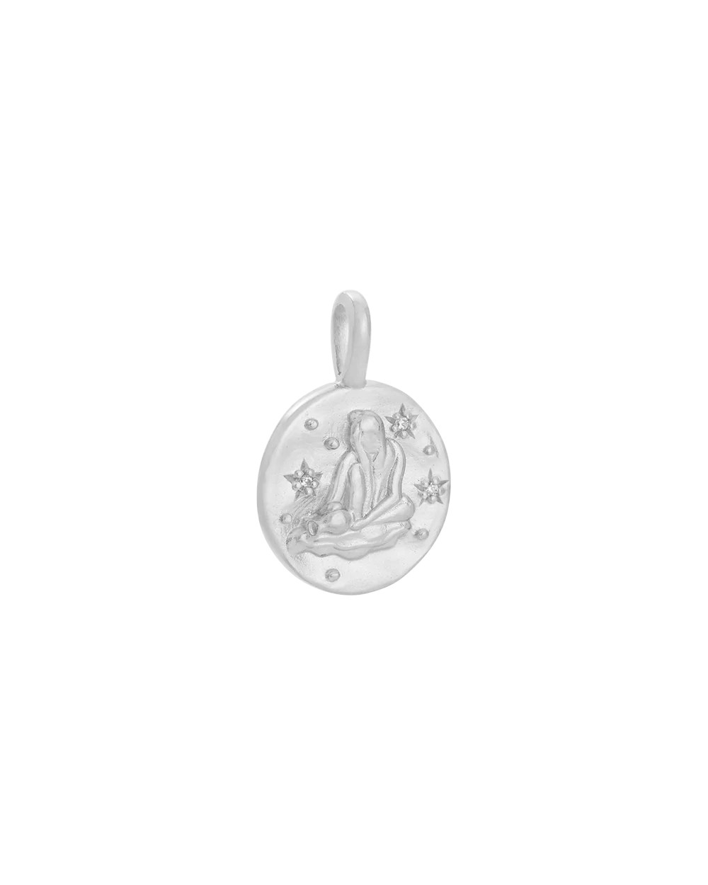 AQUARIUS PETITE ZODIAC (STERLING SILVER)