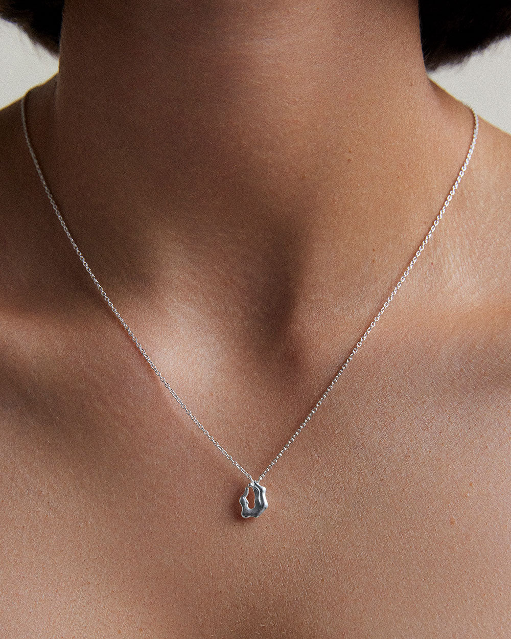 AQUARIUS STAR SIGN NECKLACE (STERLING SILVER) - Image 2