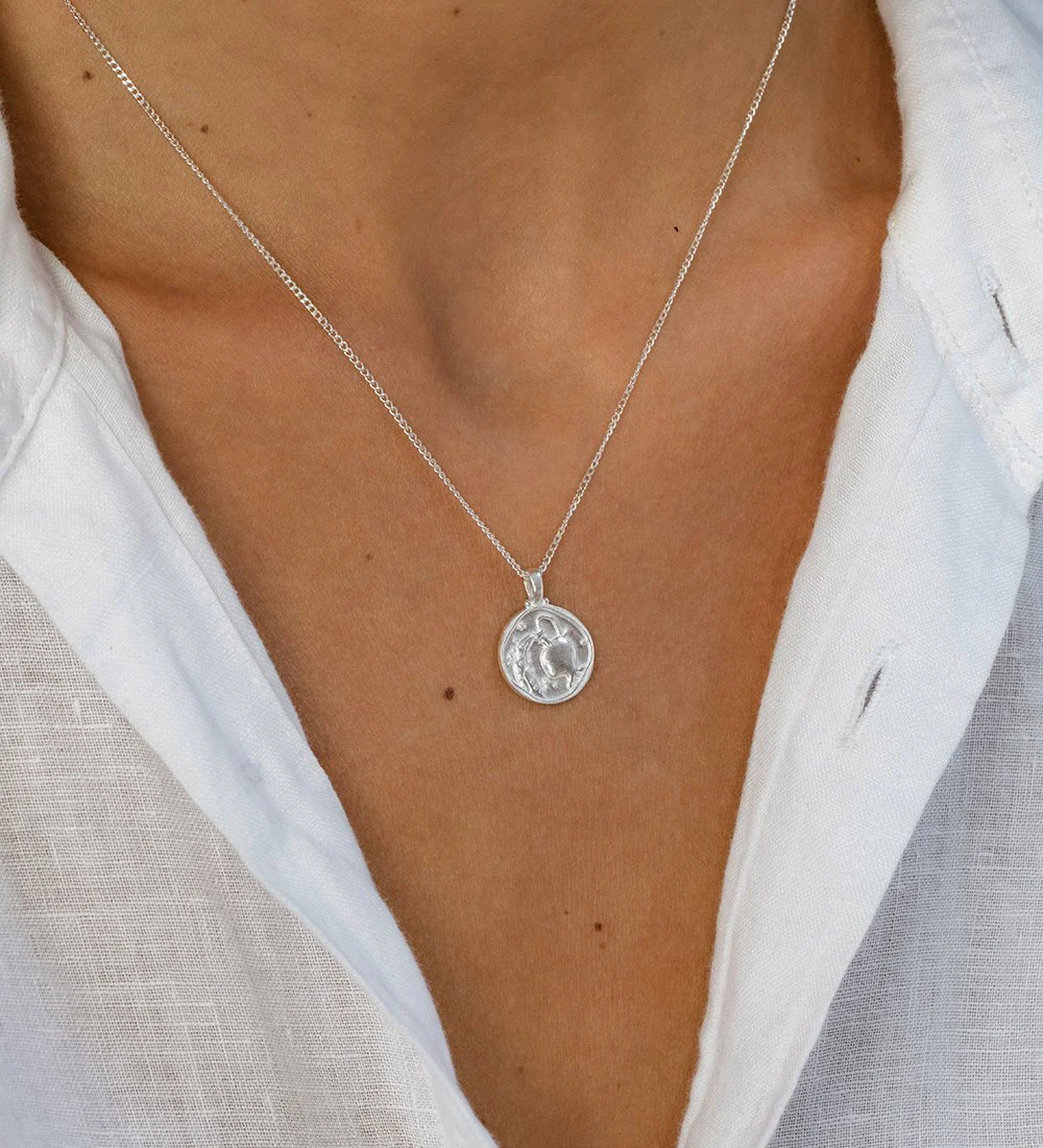 AQUARIUS ZODIAC (STERLING SILVER) - Image 2