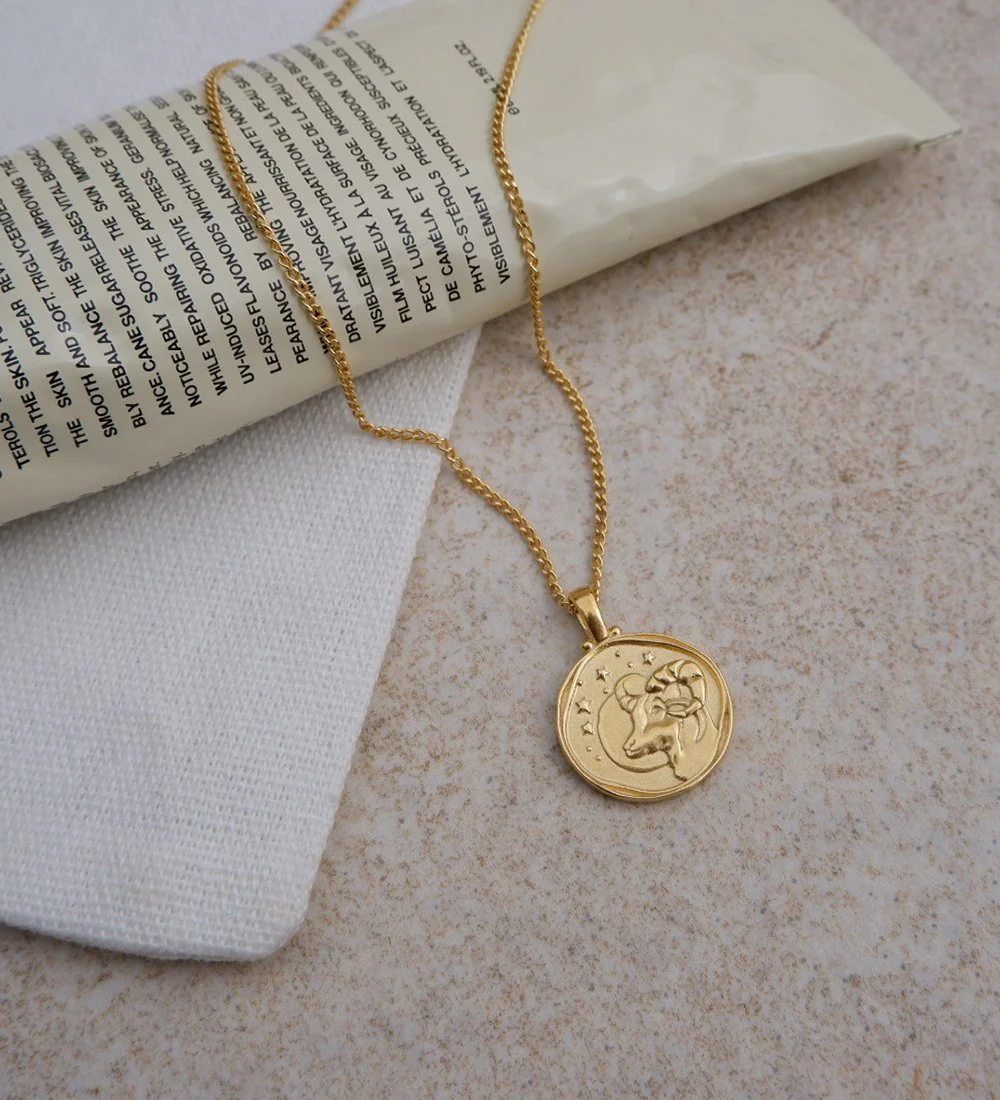 ARIES ZODIAC (18K GOLD VERMEIL) - Image 4
