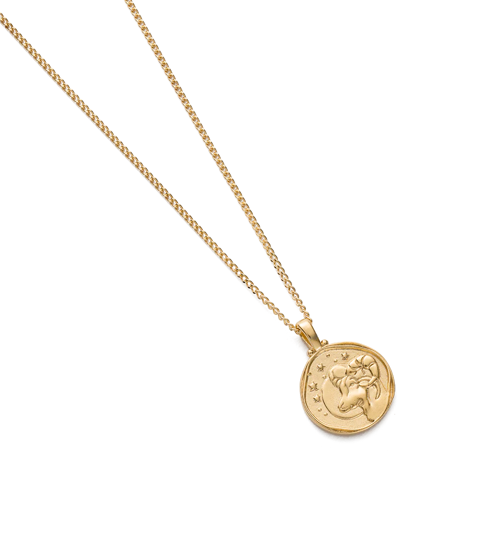 ARIES ZODIAC NECKLACE (18K GOLD VERMEIL) - Image 4