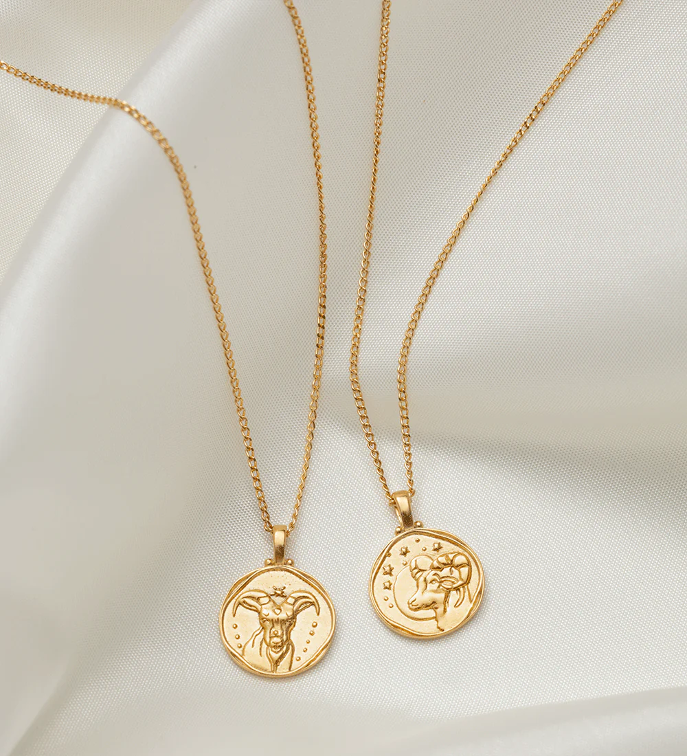 ARIES ZODIAC NECKLACE (18K GOLD VERMEIL) - Image 5
