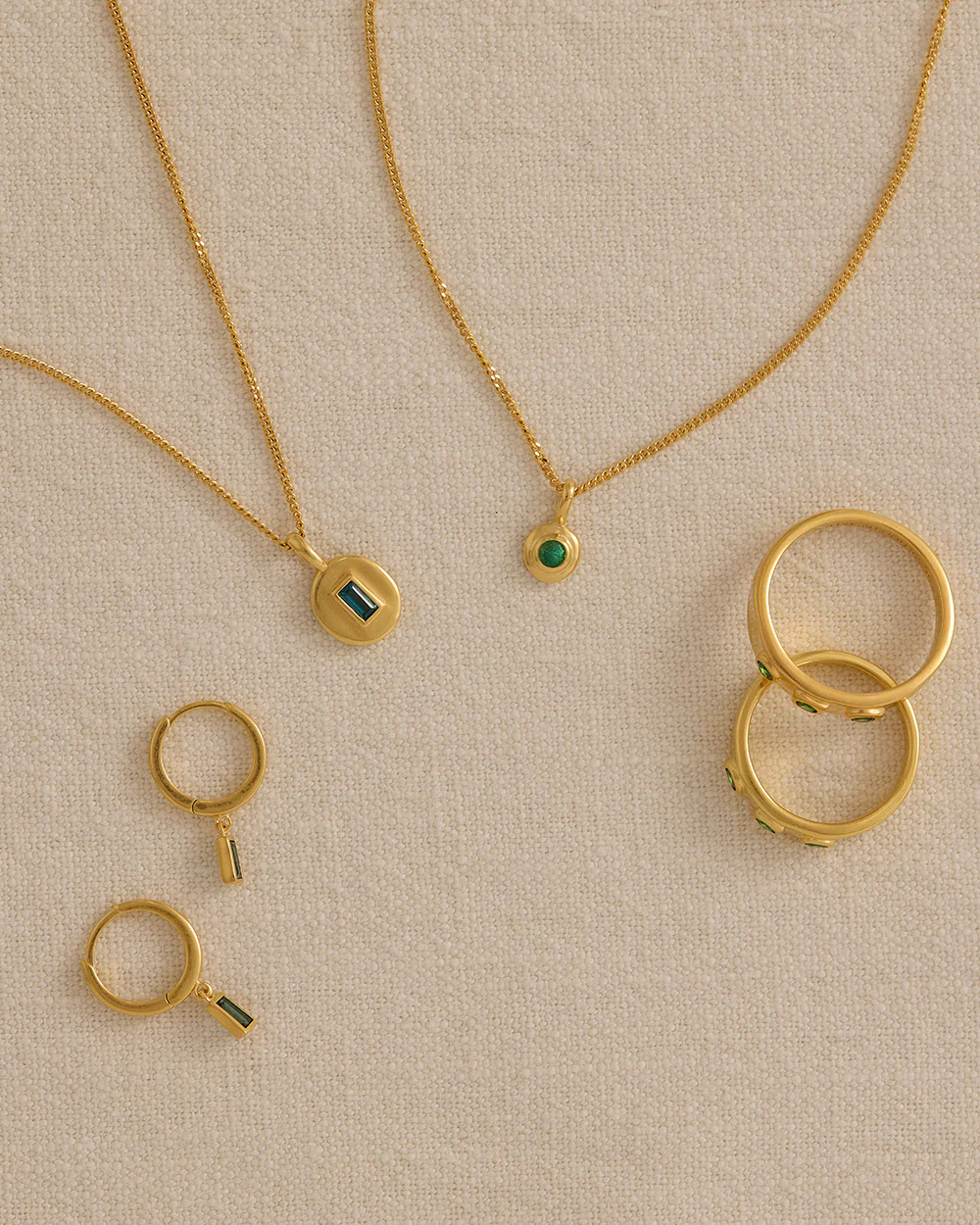 BIRTHSTONE NECKLACE (18K GOLD VERMEIL) - Image 6