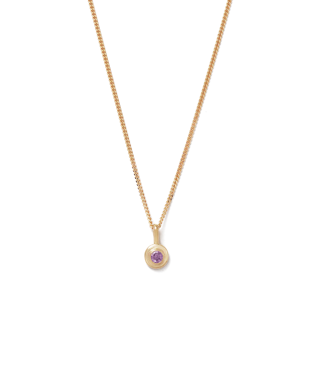 BIRTHSTONE NECKLACE (18K GOLD VERMEIL) - Image 9