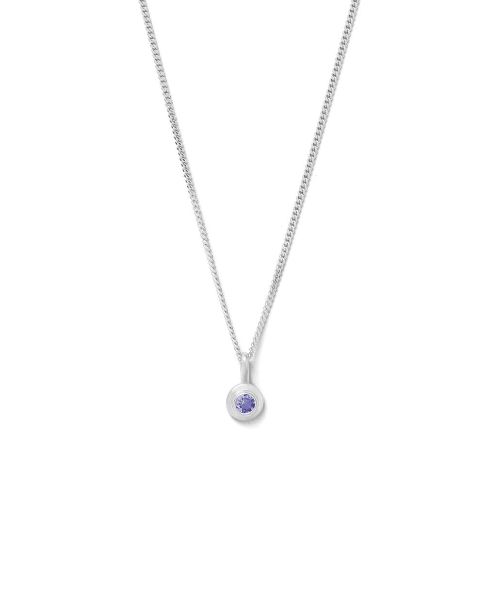 BIRTHSTONE NECKLACE (STERLING SILVER) - Image 12