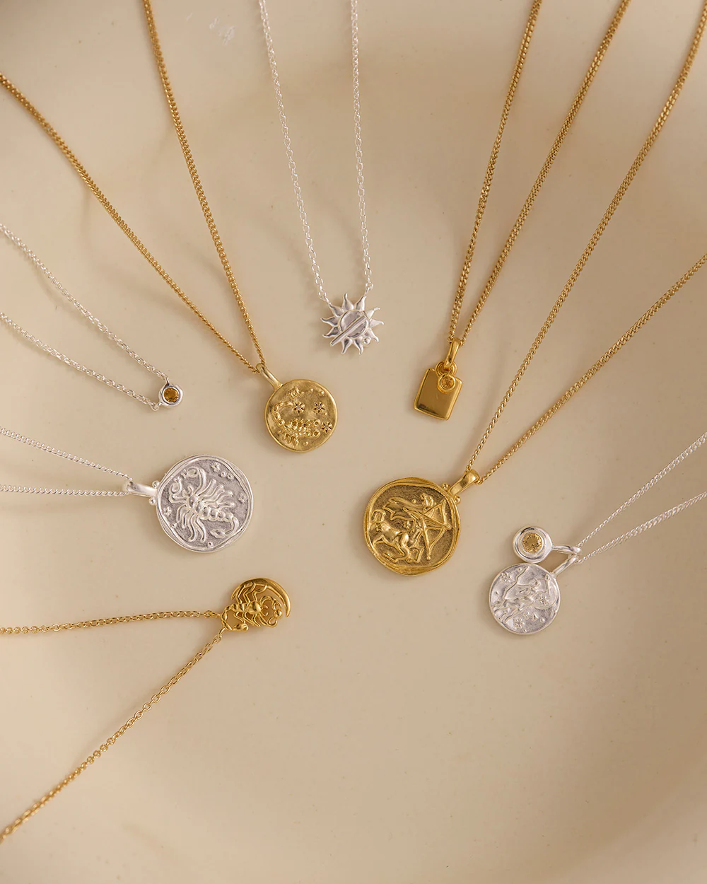 BIRTHSTONE NECKLACE (STERLING SILVER) - Image 4