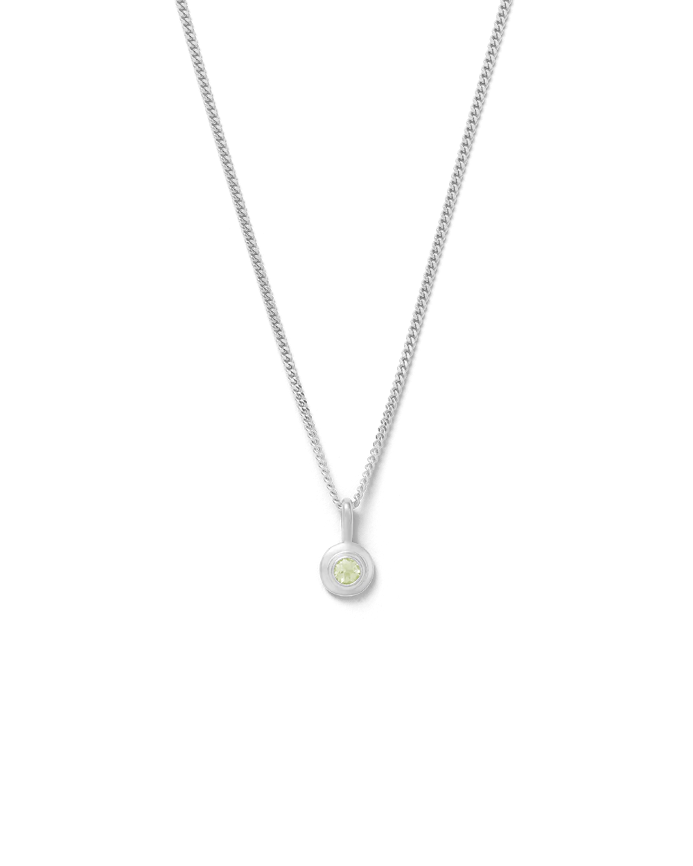 BIRTHSTONE NECKLACE (STERLING SILVER) - Image 7