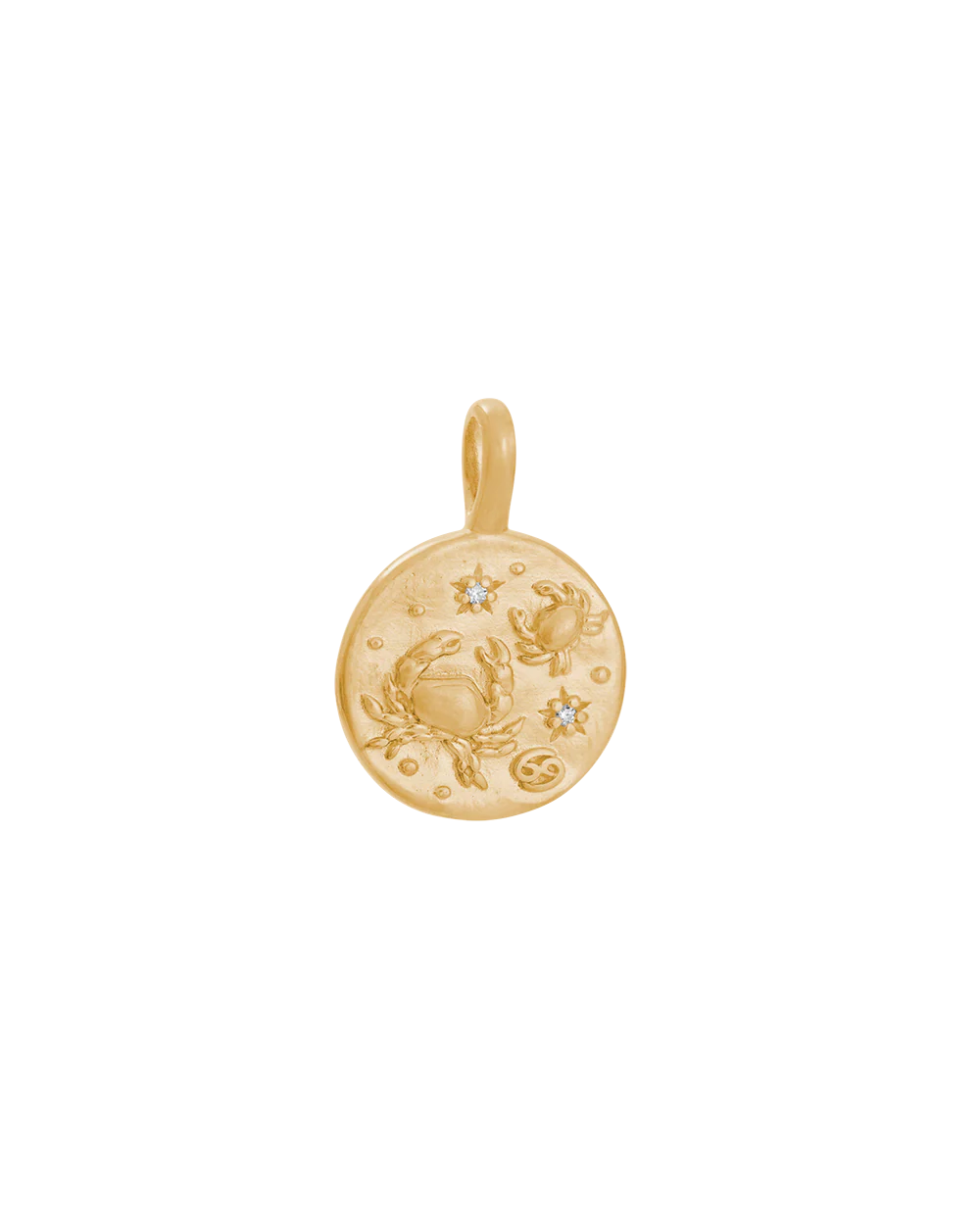 CANCER PETITE ZODIAC (18K GOLD VERMEIL)
