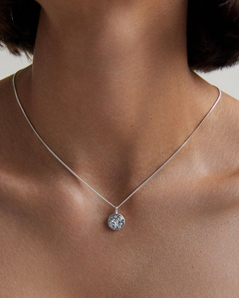 CANCER PETITE ZODIAC (STERLING SILVER) - Image 2