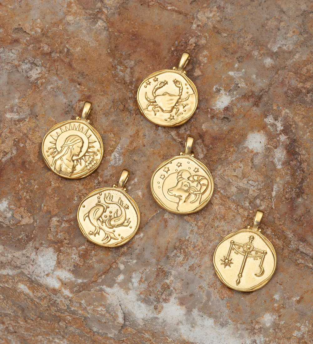 CANCER ZODIAC (18K GOLD VERMEIL) - Image 3