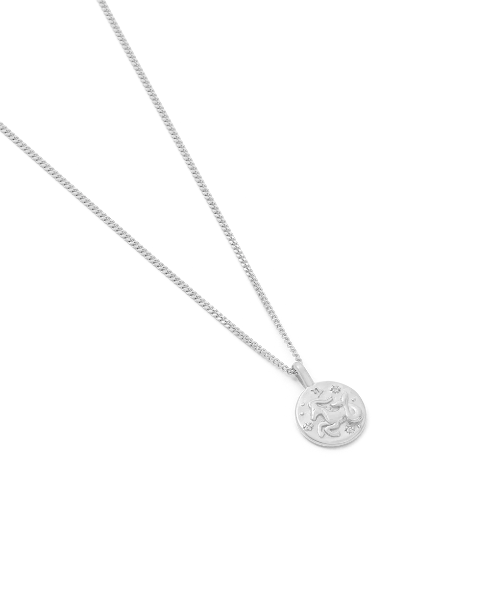 CAPRICORN PETITE ZODIAC NECKLACE (STERLING SILVER) - Image 4