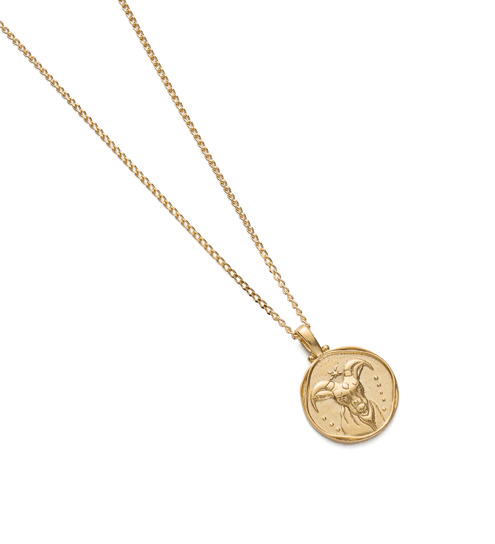 CAPRICORN ZODIAC NECKLACE (18K GOLD VERMEIL) - Image 4