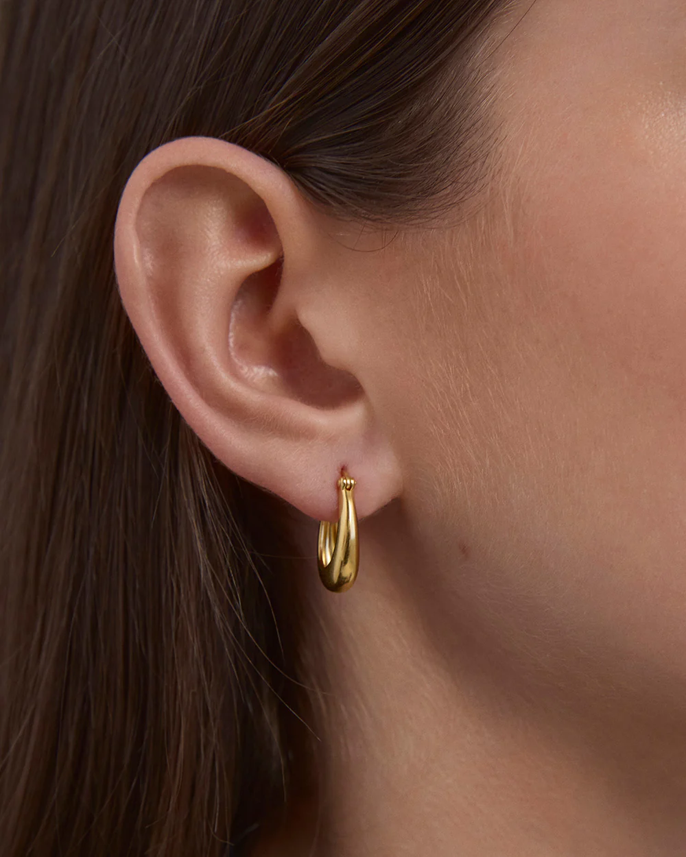 CENTRA HOOPS (18K GOLD PLATED) - Image 4