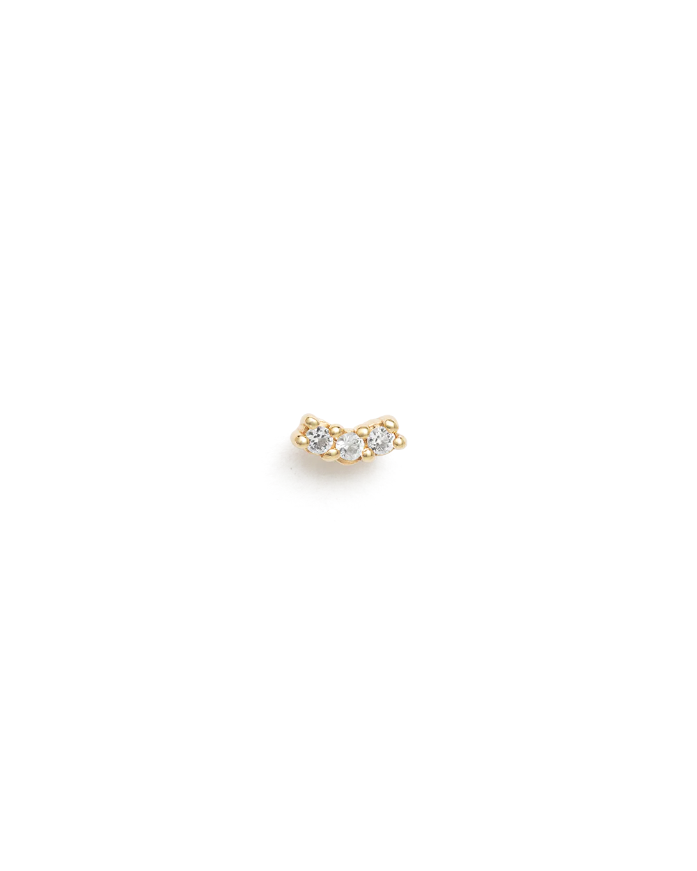 CONTOUR TOPAZ STUDS (GOLD) - Image 10