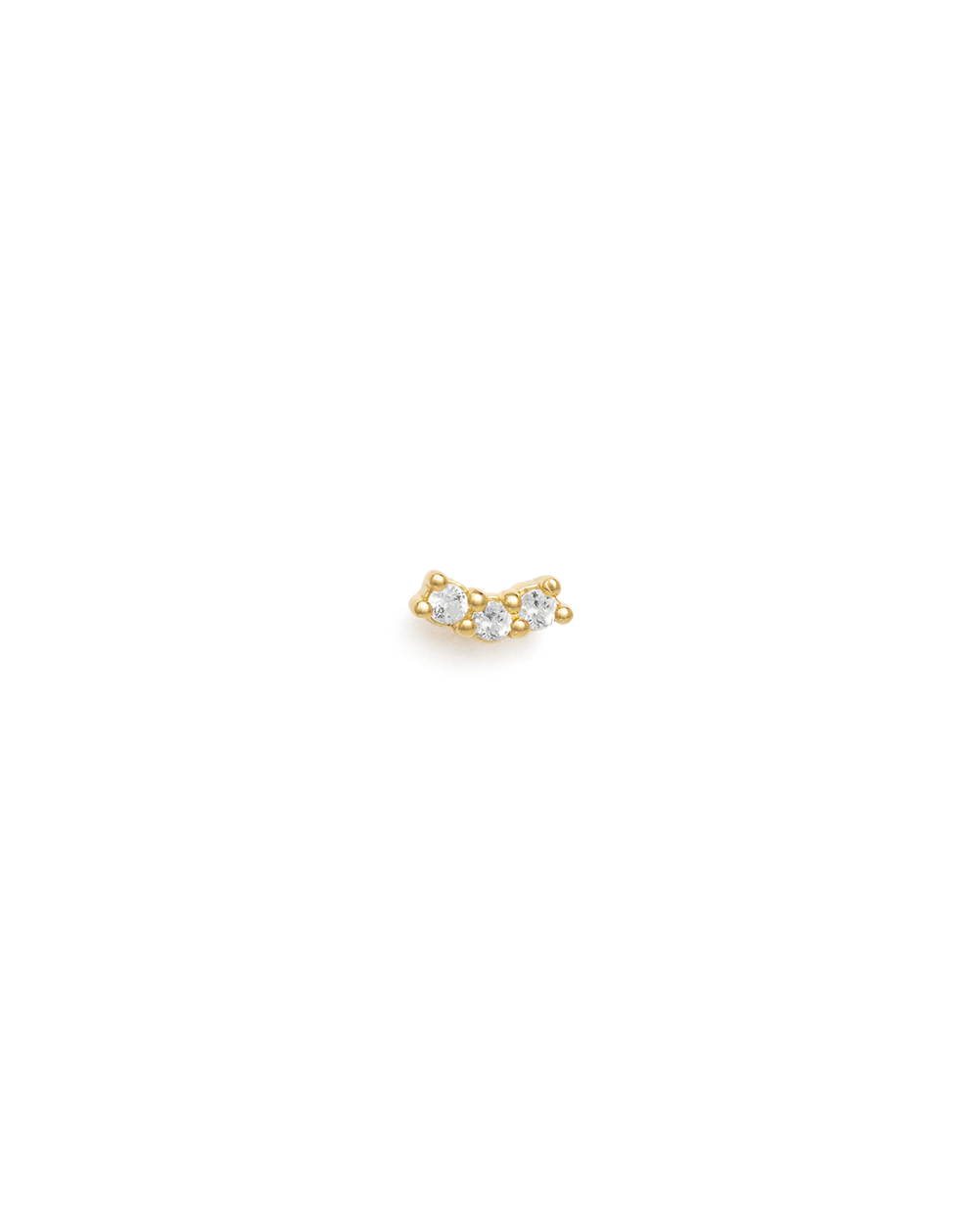 CONTOUR TOPAZ STUDS (GOLD) - Image 11