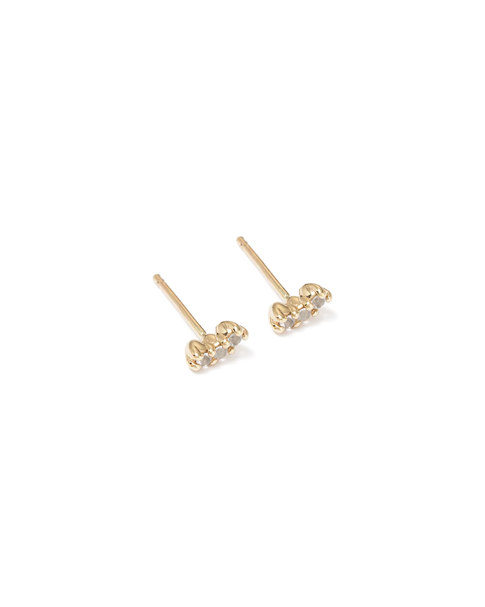 CONTOUR TOPAZ STUDS (GOLD) - Image 4