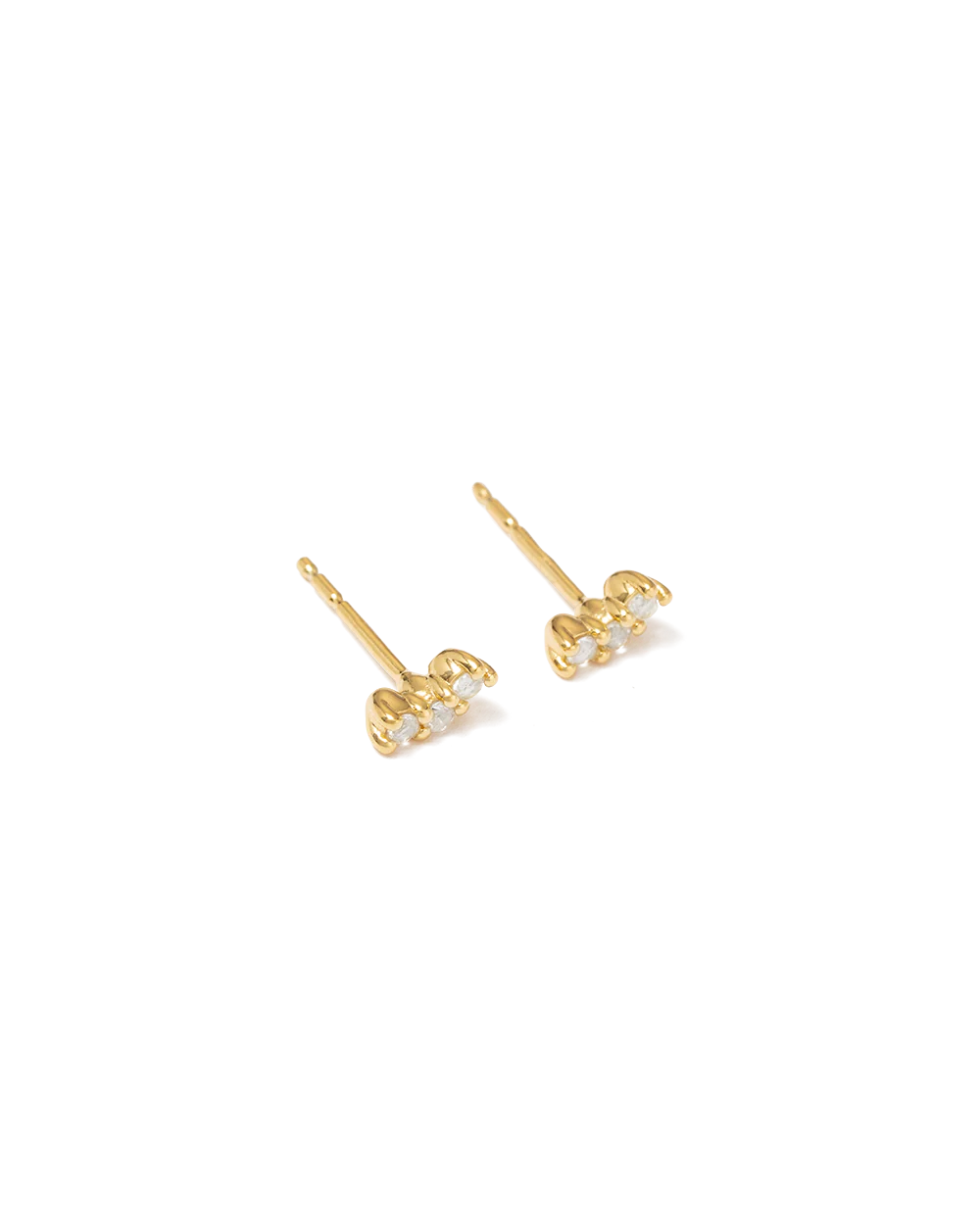 CONTOUR TOPAZ STUDS (GOLD) - Image 8