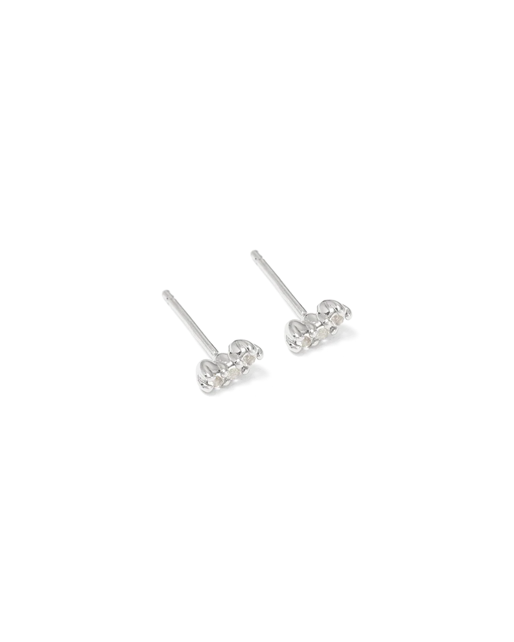 CONTOUR TOPAZ STUDS (STERLING SILVER) - Image 4