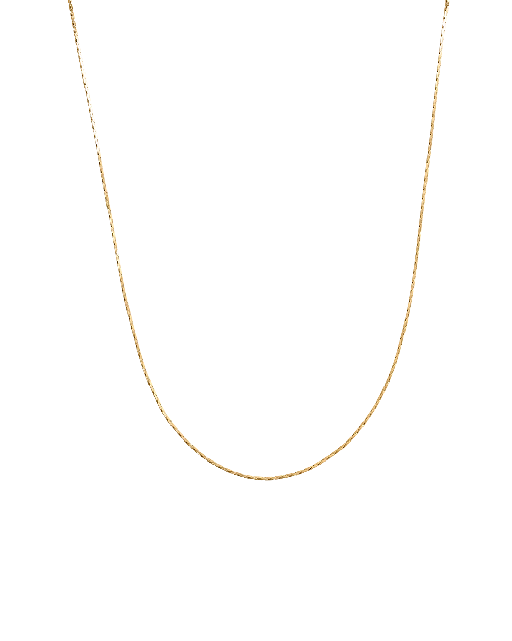 DUALITY CHAIN NECKLACE (18K GOLD PLATED)