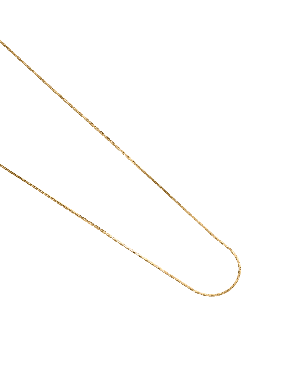 DUALITY CHAIN NECKLACE (18K GOLD PLATED) - Image 4
