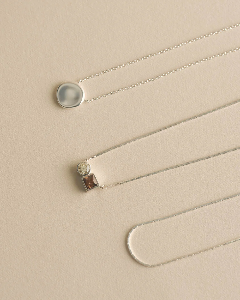 DUALITY CHAIN NECKLACE (STERLING SILVER) - Image 3