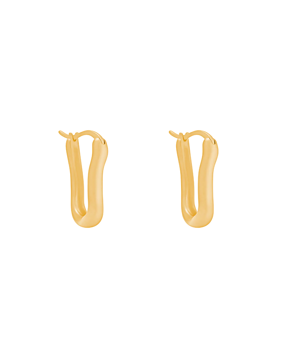 ECHO HOOPS (18K GOLD PLATED)