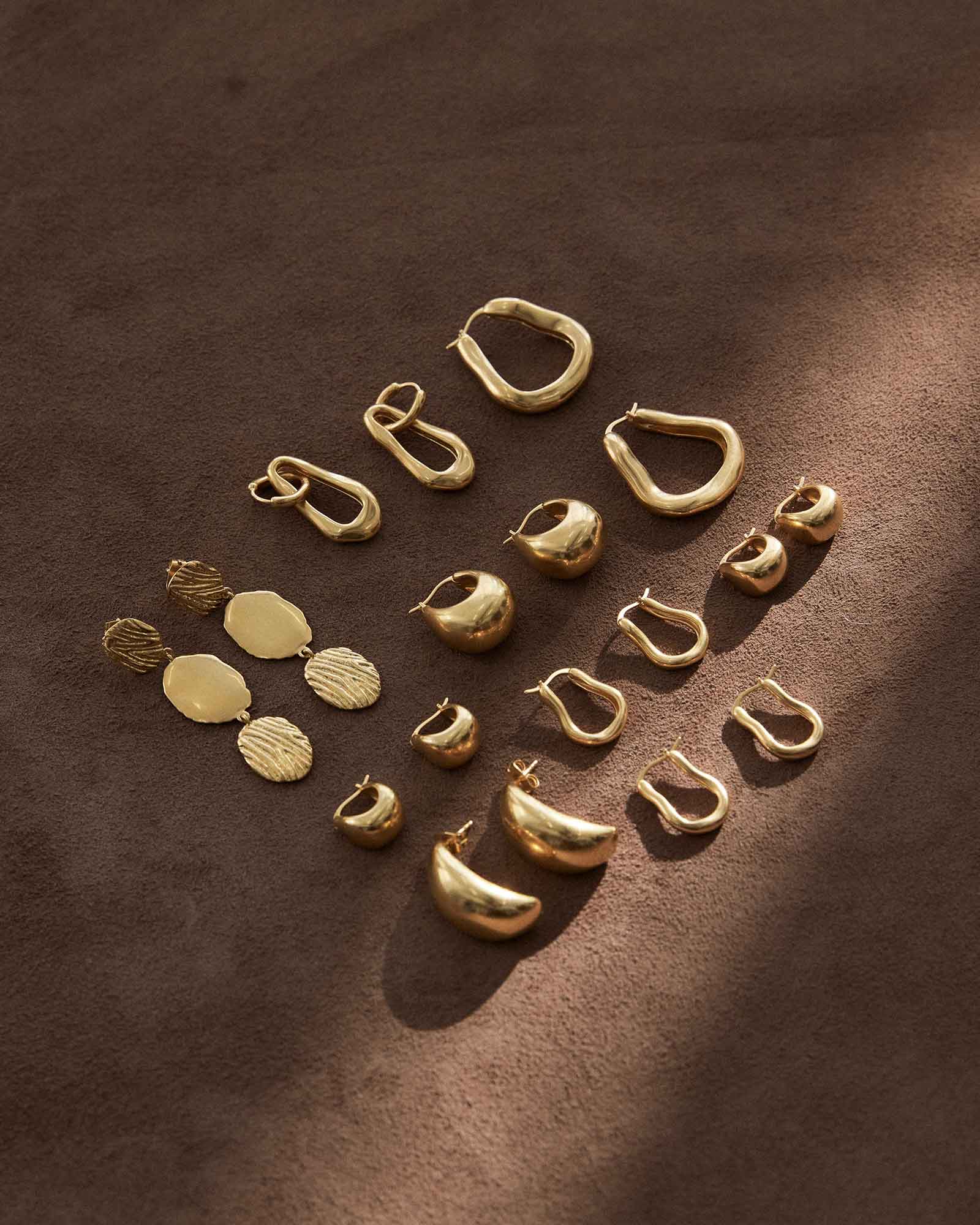 ECHO HOOPS (18K GOLD PLATED) - Image 5