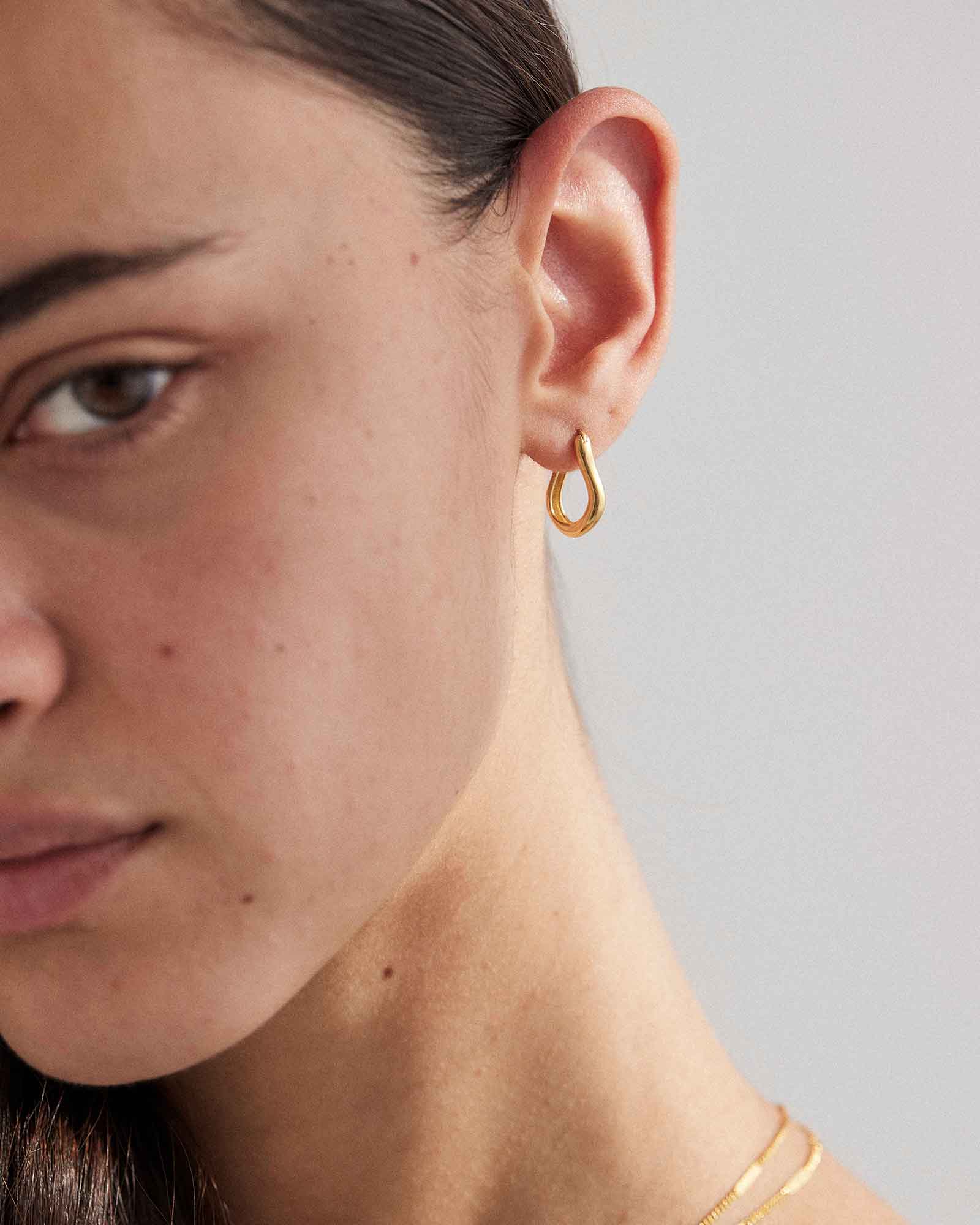 ECHO HOOPS (18K GOLD PLATED) - Image 7