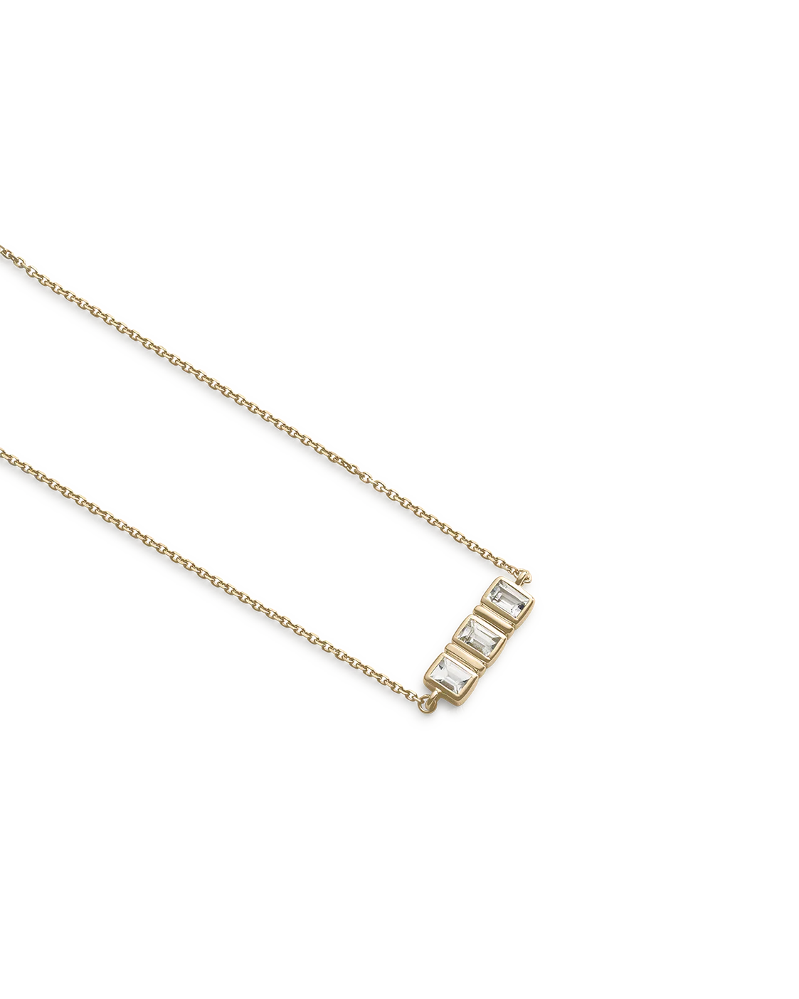 ELYSIUM BAGUETTE SAPPHIRE BRACELET (9K GOLD) - Image 4