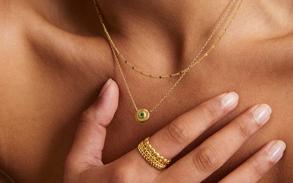 ERA CHAIN NECKLACE (18K GOLD PLATED) - Image 5
