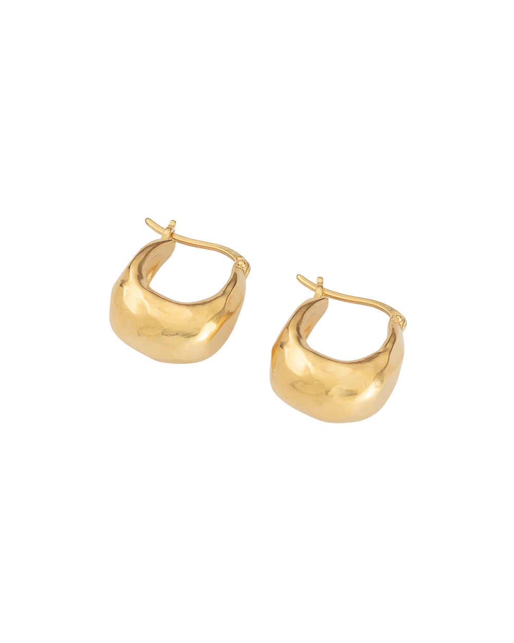 ESSENCE HOOPS SMALL (18K GOLD PLATED) - Image 6