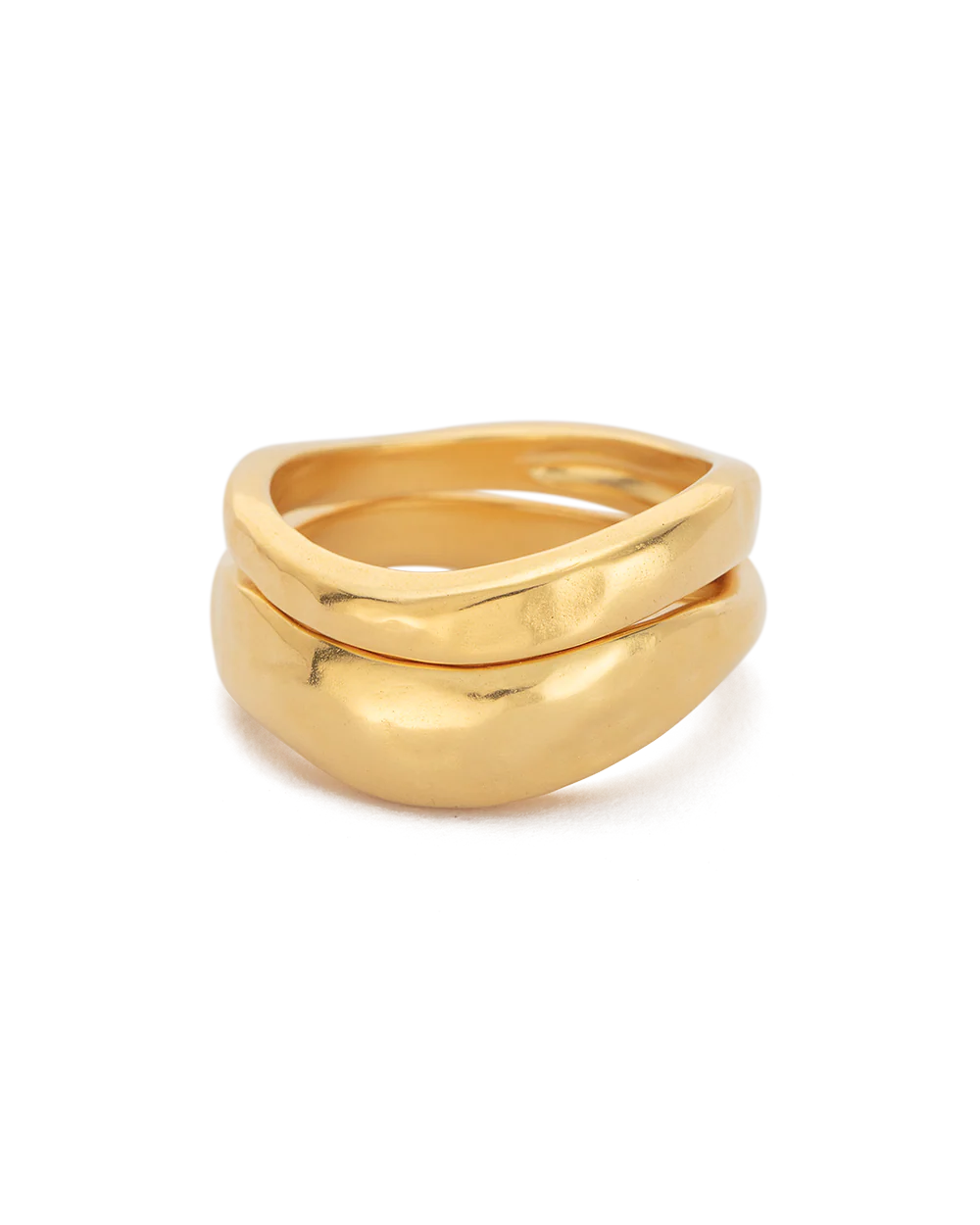 ESSENCE STACKING RING SET (18K GOLD PLATED) - Image 4