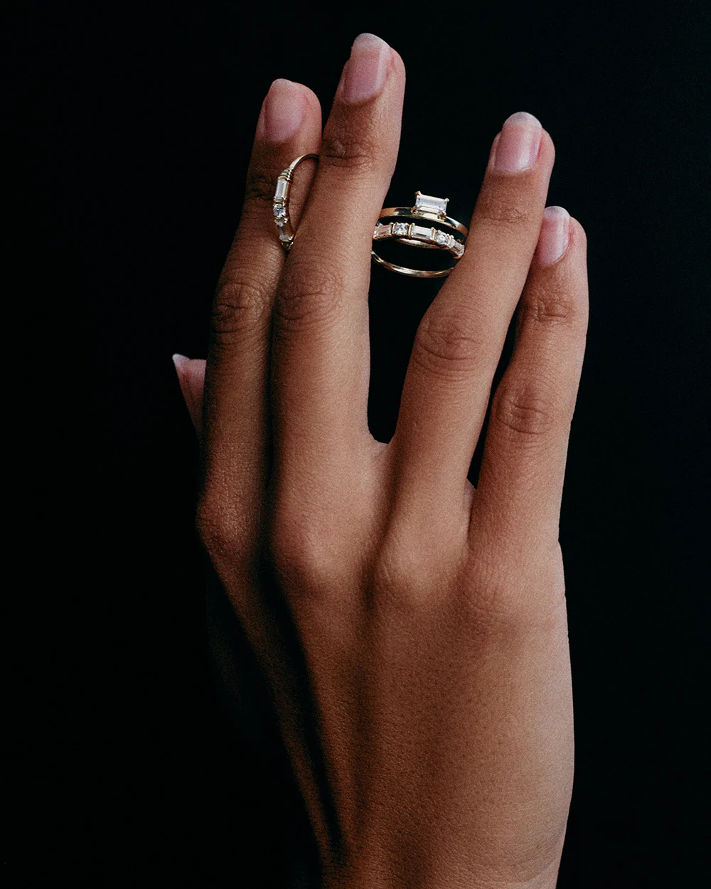 ETHER BAGUETTE RING (9K GOLD) - Image 5