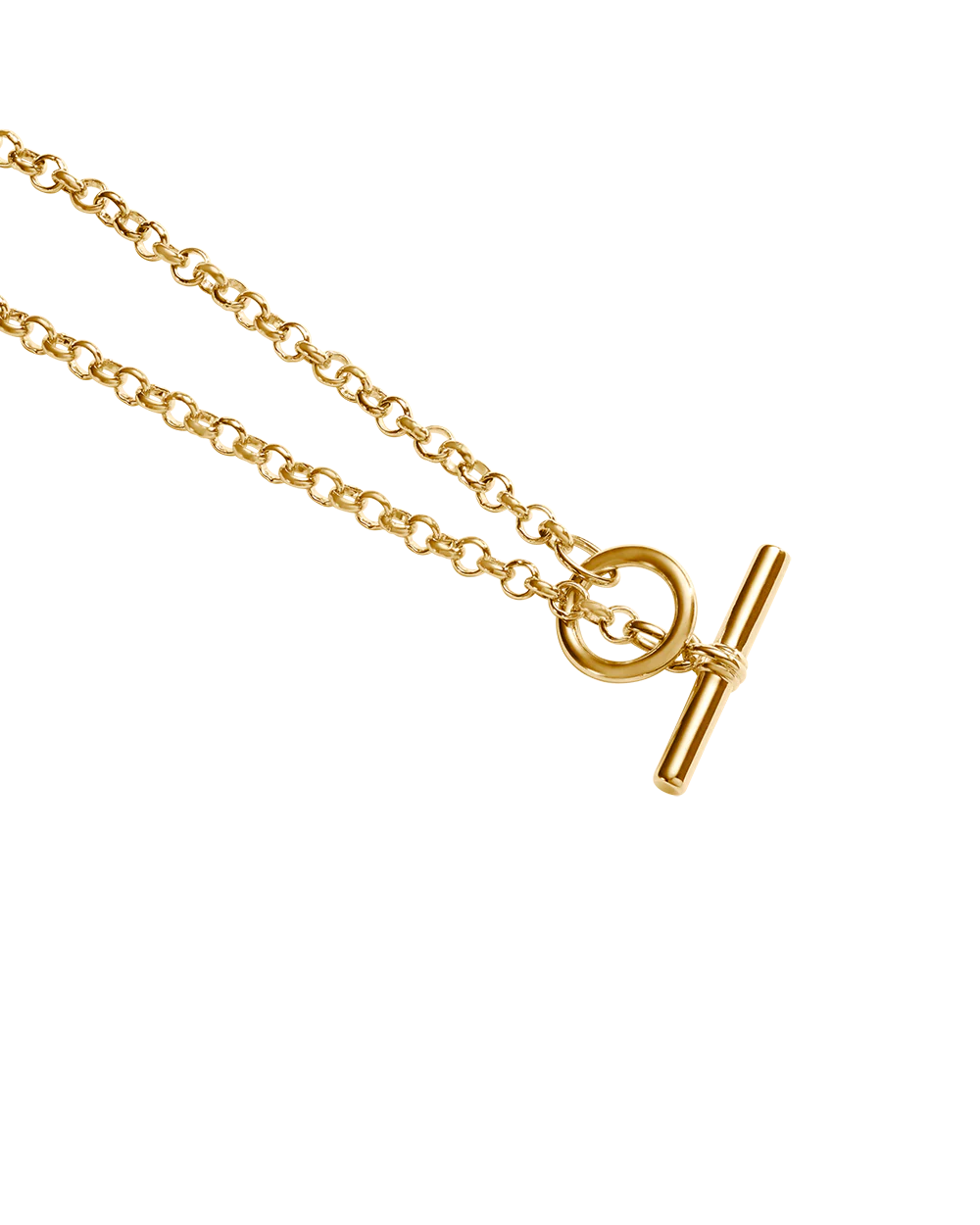 EVOLVE T-BAR BRACELET (18K GOLD PLATED) - Image 4