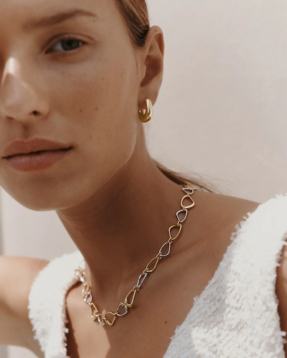 FLUX NECKLACE (MIXED METAL) - Image 2