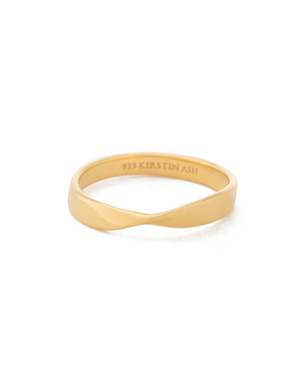 FOLD BAND RING (18K GOLD VERMEIL)