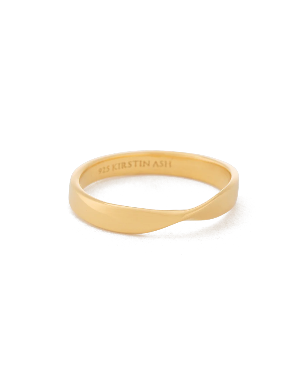 FOLD BAND RING (18K GOLD VERMEIL) - Image 4