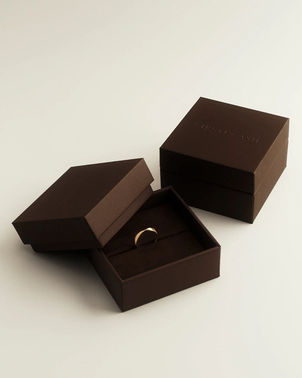 FOSSIL SHELL RING (18K GOLD VERMEIL) - Image 6