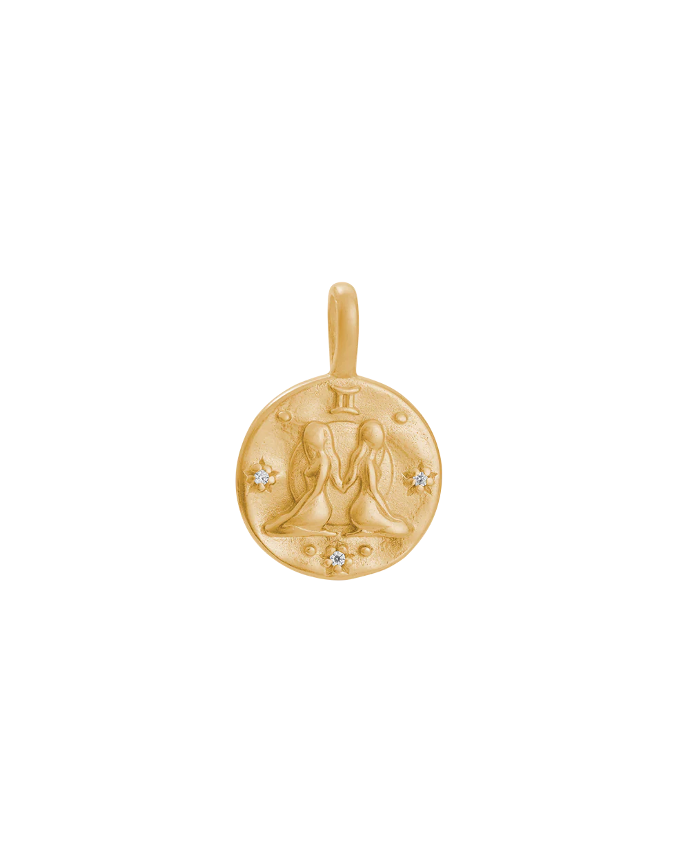 GEMINI PETITE ZODIAC (18K GOLD VERMEIL)
