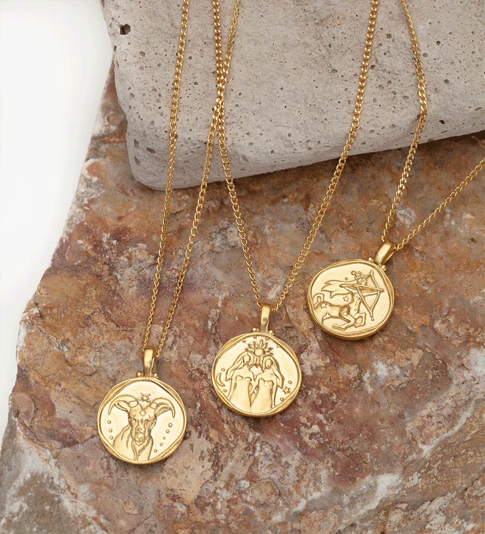 GEMINI ZODIAC (18K GOLD VERMEIL) - Image 4