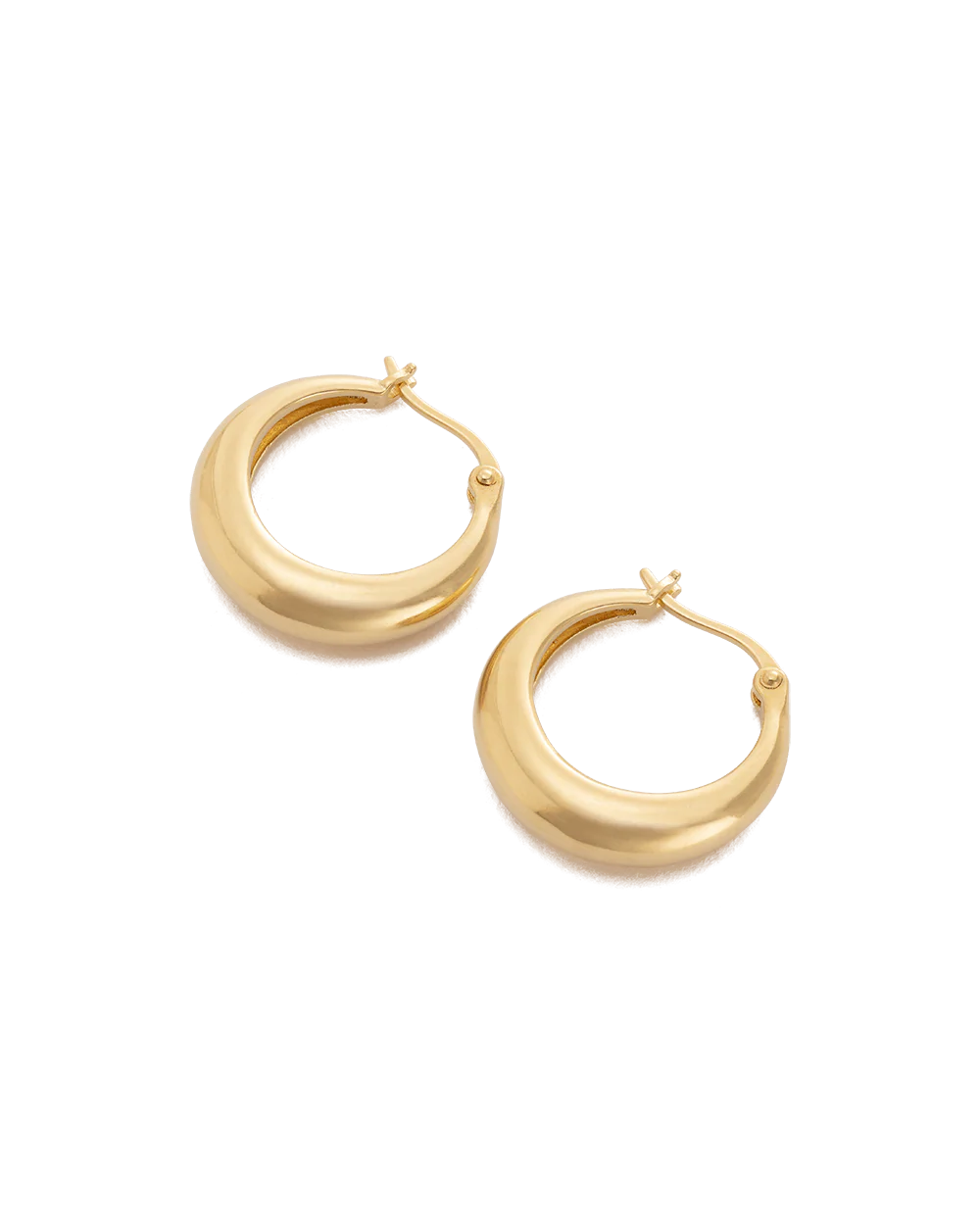 GLOW HOOPS (18K GOLD PLATED) - Image 4