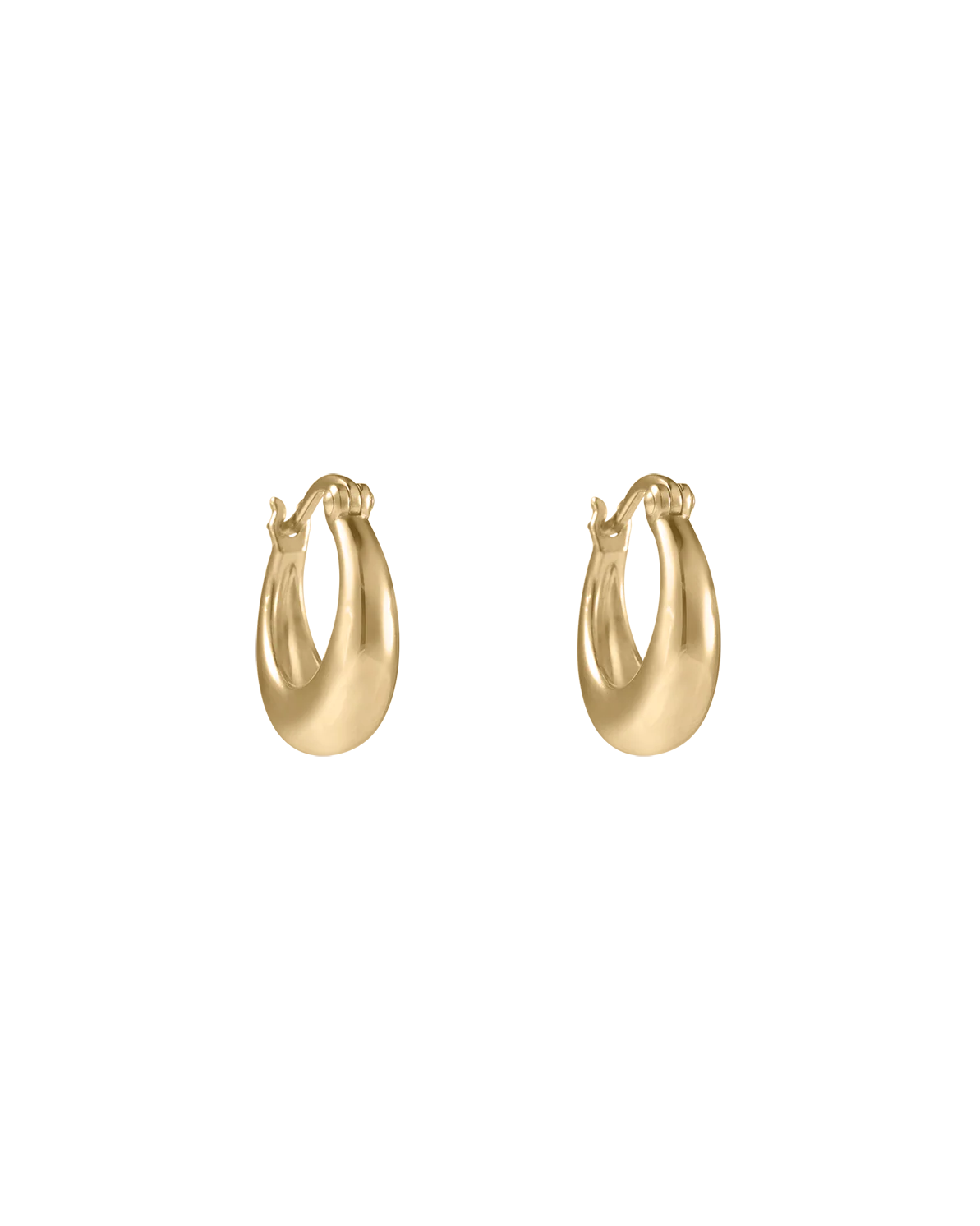 GLOW HOOPS SMALL (18K GOLD PLATED)