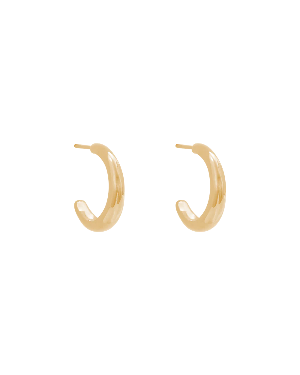 GRACE INFINITY HOOPS (18K GOLD PLATED)