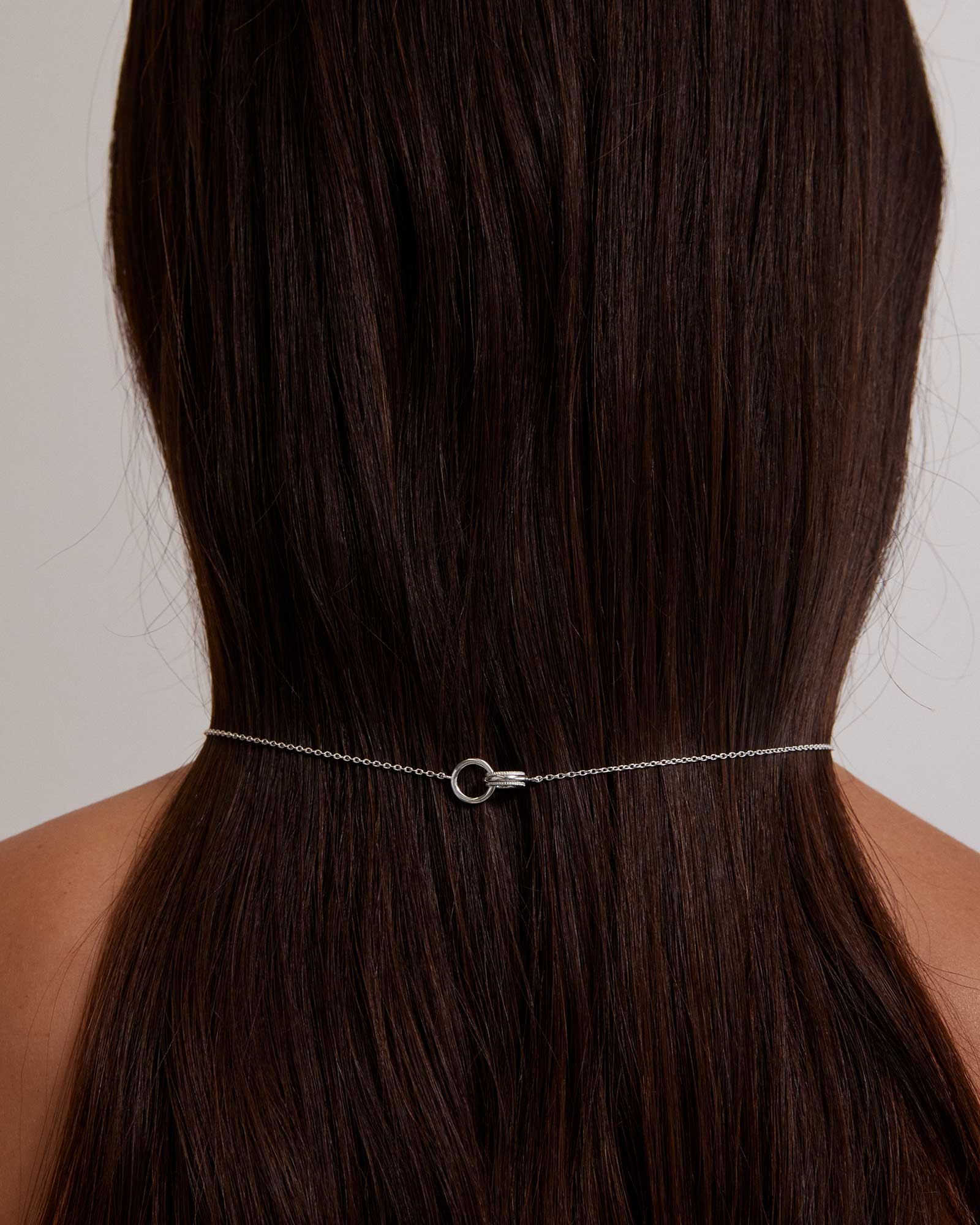 GRACE INFINITY NECKLACE (STERLING SILVER) - Image 2